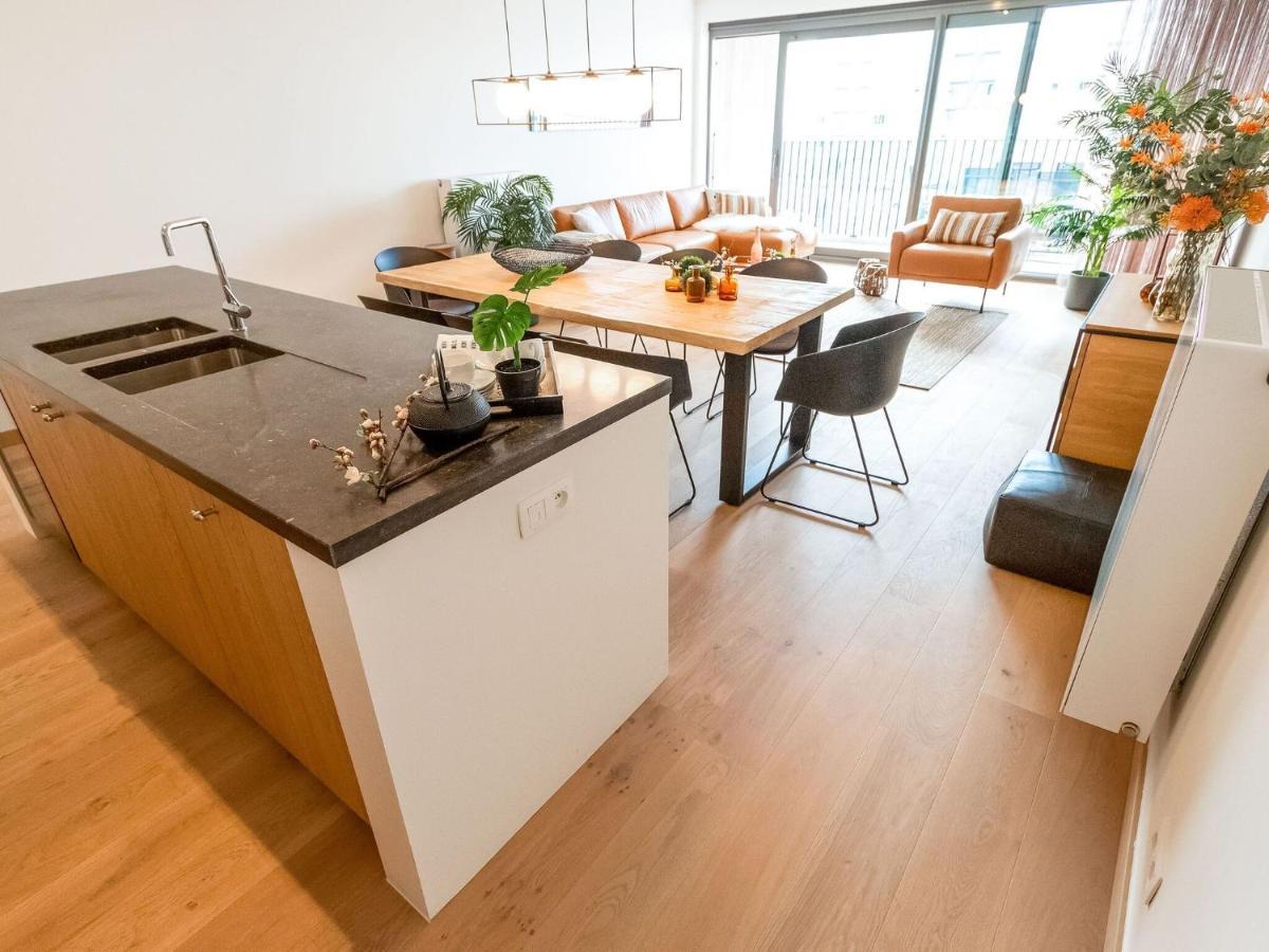 Luxurious Crystal Sea View Apartment With 2 Terraces أوستيند المظهر الخارجي الصورة