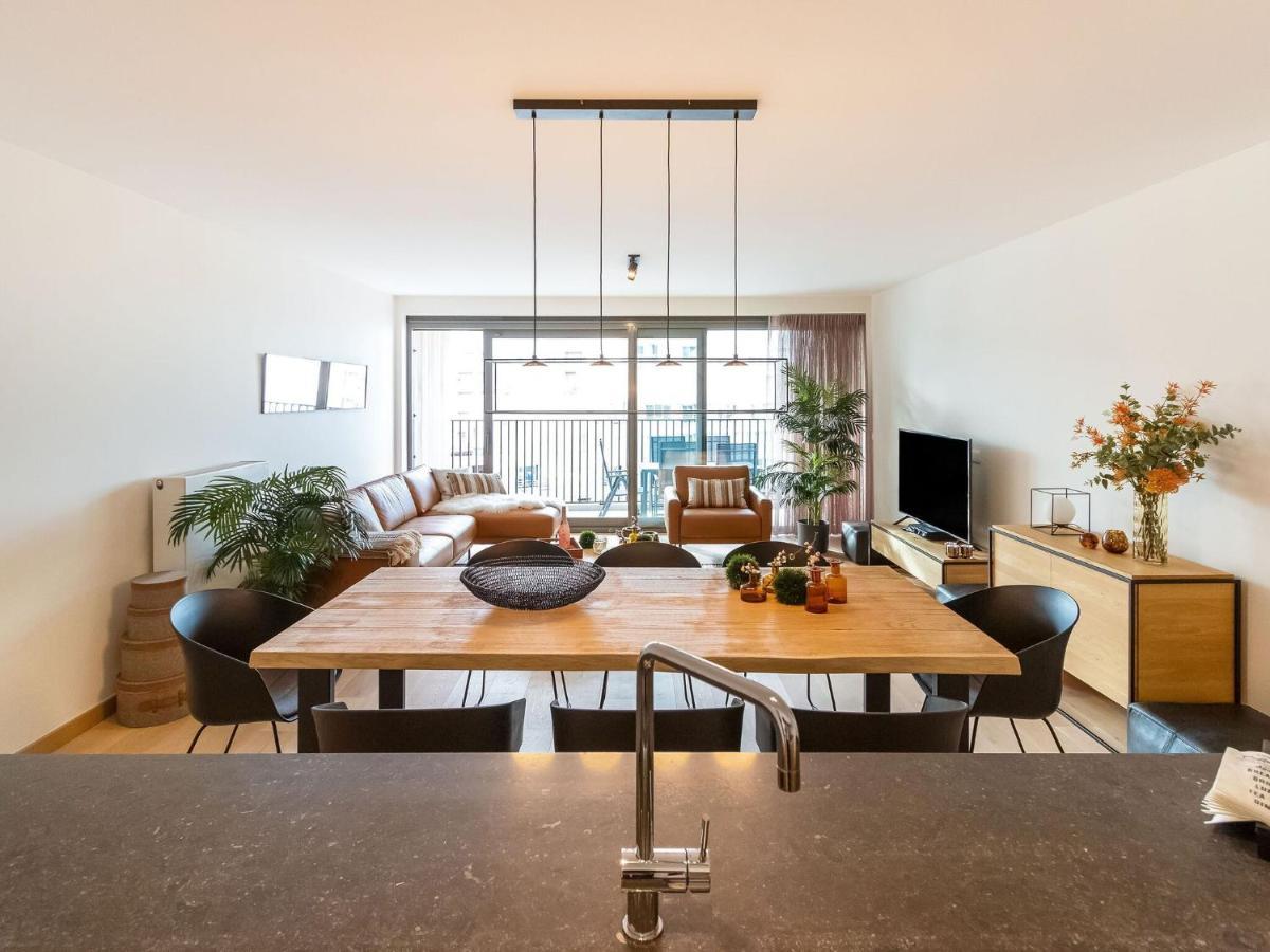 Luxurious Crystal Sea View Apartment With 2 Terraces أوستيند المظهر الخارجي الصورة